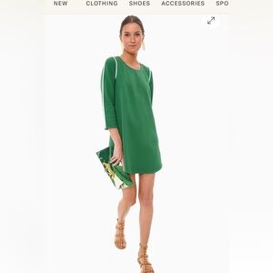 Tuckernuck green seemed shift dress, EUC, never worn.
